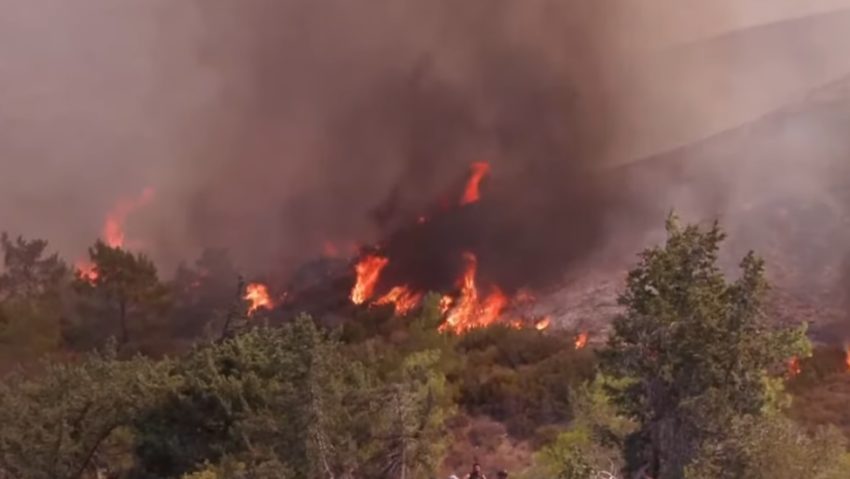 Temperaturi ridicate în Grecia şi Turcia