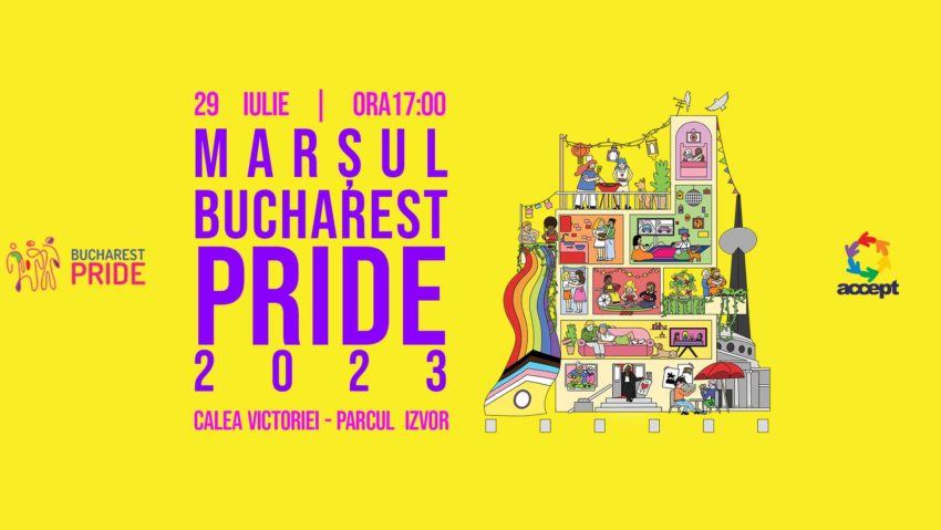 Bucharest Pride: Marșul diversității, pe 29 iulie