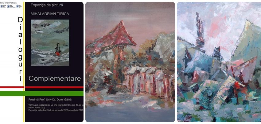 Expoziție de pictură a artistului Mihai Adrian Tirica, la Galeriile Radio Cluj