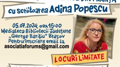 Clubul de lectură ,,Vine vacanța cu trenul din Franța”, la Biblioteca Județeană din Brașov