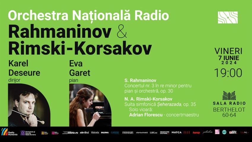 Tânăra pianistă Eva Garet concertează la Sala Radio