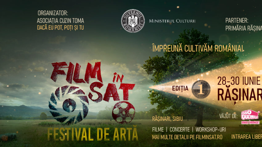 A treia ediţie a festivalului „Film în Sat”, între 28 și 30 iunie, la Răşinari