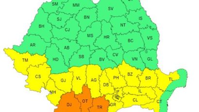 Noi avertizări meteo de caniculă, până sâmbătă, în jumătate de țară