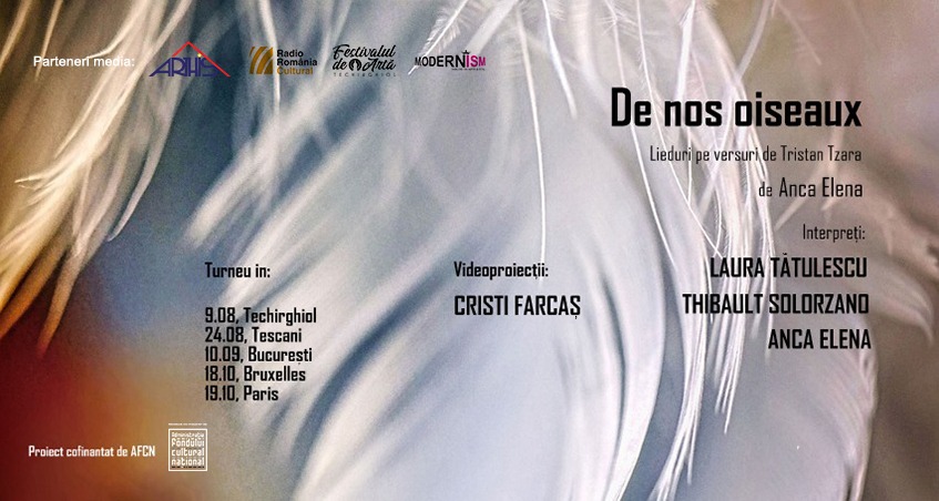 TECHIRGHIOL: Turneul de spectacole-concert “De nos oiseaux” începe pe 9 august