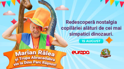 Marian Râlea, Trupa Abracadabra și Zurli aduc distracția la Dino Parc Râșnov