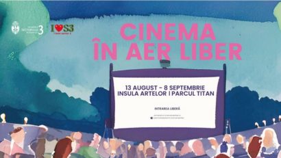 „Cinema în aer liber” se întoarce în Parcul Titan