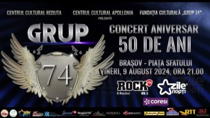 Concert aniversar Grup 74, la Brașov