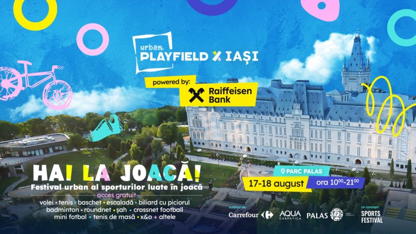 Urban Playfield ajunge în Moldova: Două zile de joacă, la Iași