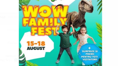 Festivalul WOW Family Festival se reîntoarce la Jurasica Parc Neptun