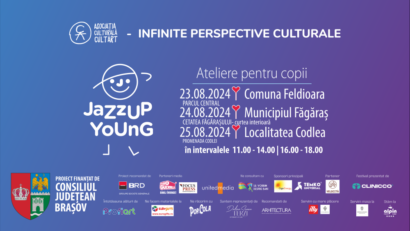 JazzUP Young On Tour Brașov: educație muzicală și artistică, gratuită, pentru copiii din Feldioara, Făgăraș și Codlea