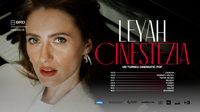 Leyah – „Cinestezia” – Un turneu cinematic pop