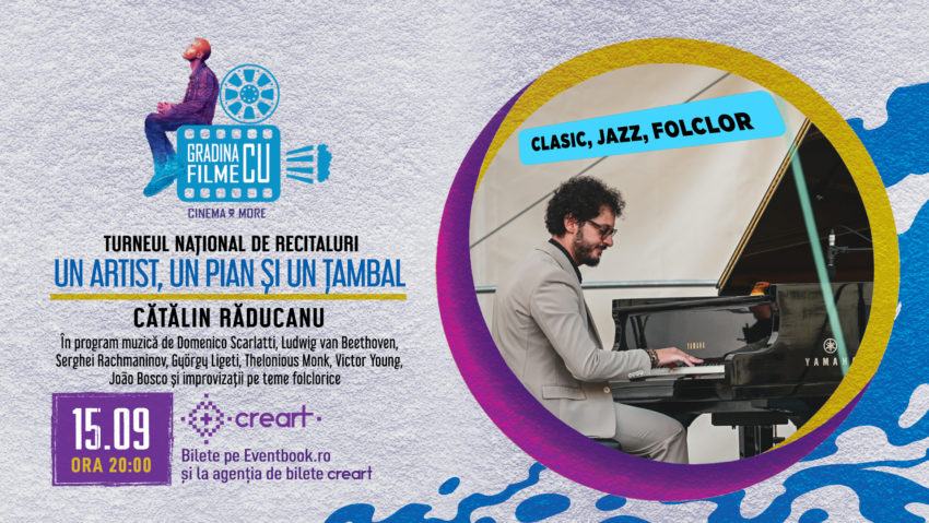 „Un artist, un pian și un țambal – clasic, jazz, folclor”, la București