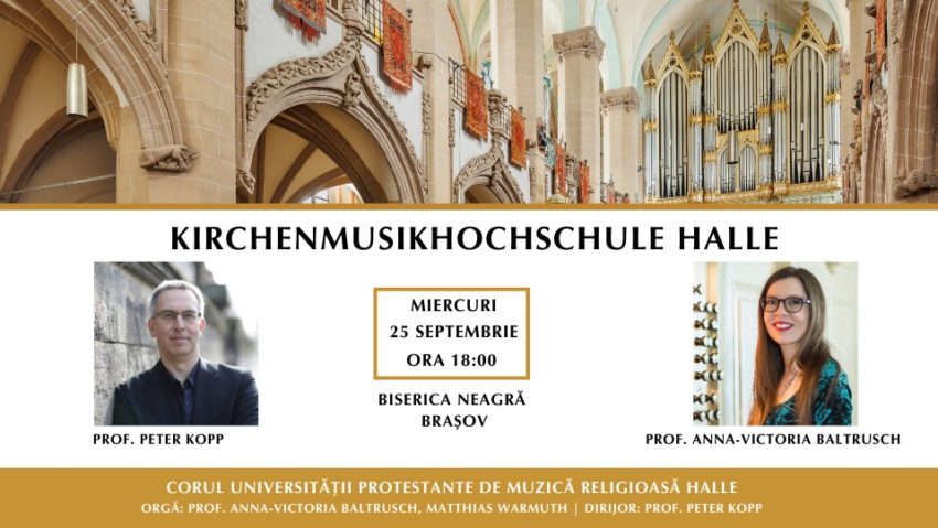 Corul Facultăţii de Muzică Bisericească din Halle, în concert la Biserica Neagră