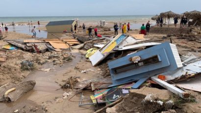 Plaja din Vama Veche, afectată de inundațiile de la finele lui august, a fost refăcută | FOTO