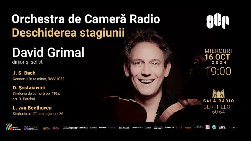 David Grimal deschide stagiunea Orchestrei de Cameră Radio