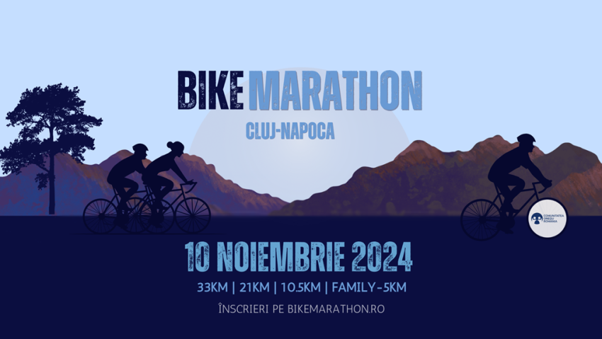 CLUJ-NAPOCA: BikeMarathon, concurs caritabil de ciclism