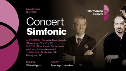 Concert special la Filarmonica Brașov, joi