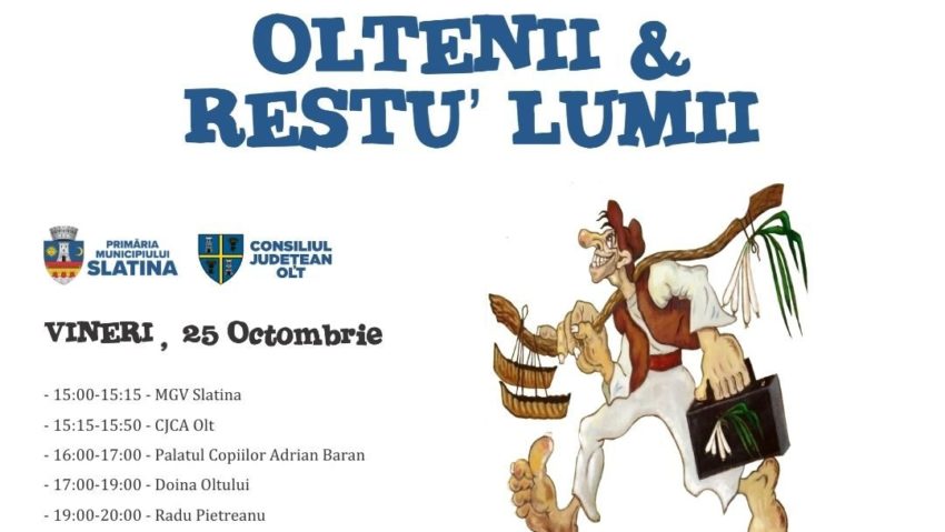 SLATINA: Începe Festivalul Naţional Concurs de Umor ”Oltenii & Restu’ Lumii“