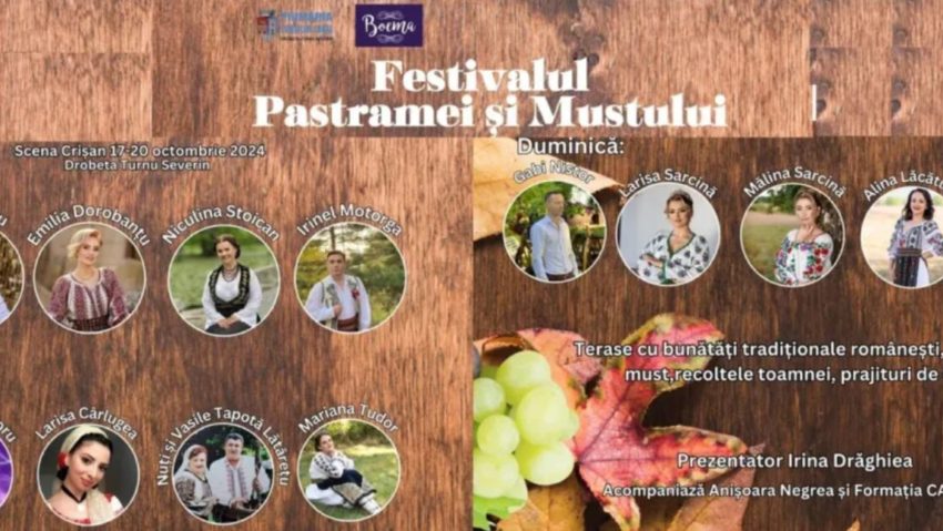 Festivalul Pastramei și Mustului, la Drobeta Turnu Severin