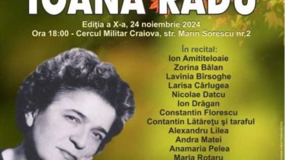 Cea de-a X-a ediţie a Festivalului ”Ioana Radu”, la Craiova