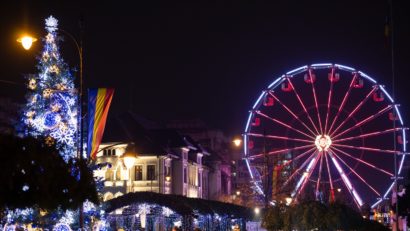 IAȘI: Iluminatul festiv de sărbători va fi aprins de Ziua Naţională