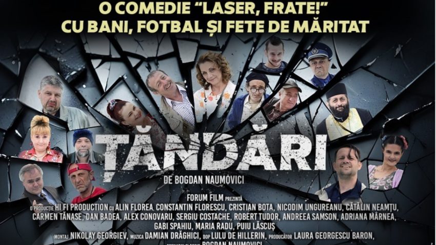 Comedia „Ţăndări”, primul lungmetraj regizat de Bogdan Naumovici