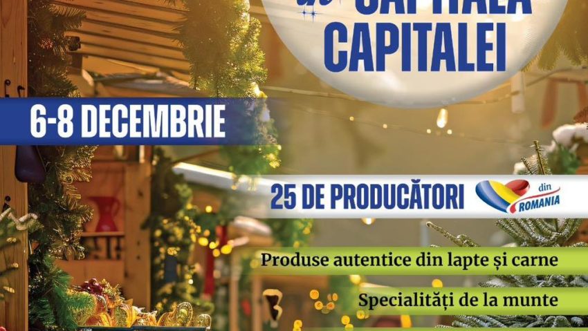 BUCUREȘTI: Târgul de produse tradiţionale româneşti „Poftim, din România!”, organizat de Sfântul Nicolae