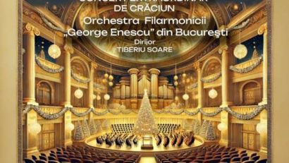 BUZĂU: „Concert Extraordinar de Crăciun”, susţinut de Orchestra Filarmonicii „George Enescu” şi soprana Veronica Anuşca