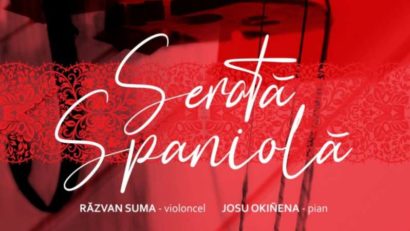 Serată spaniolă la Filarmonica de Stat Oradea, cu violoncelistul Răzvan Suma şi pianistul Josu Okinena