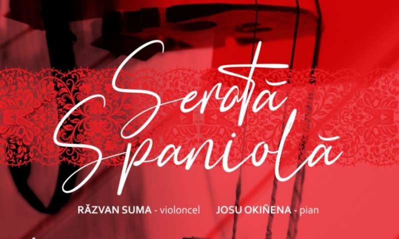 Serată spaniolă la Filarmonica de Stat Oradea, cu violoncelistul Răzvan Suma şi pianistul Josu Okinena