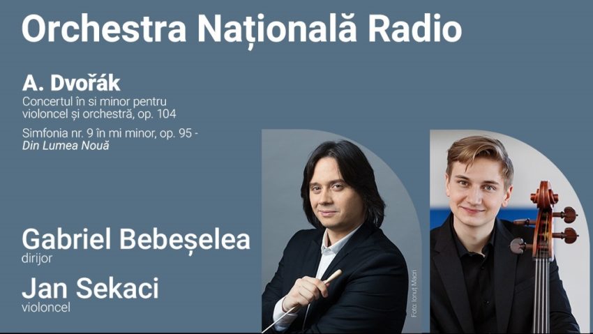 Gabriel Bebeșelea dirijează, la Sala Radio, Simfonia „Din lumea nouă” de Dvořák