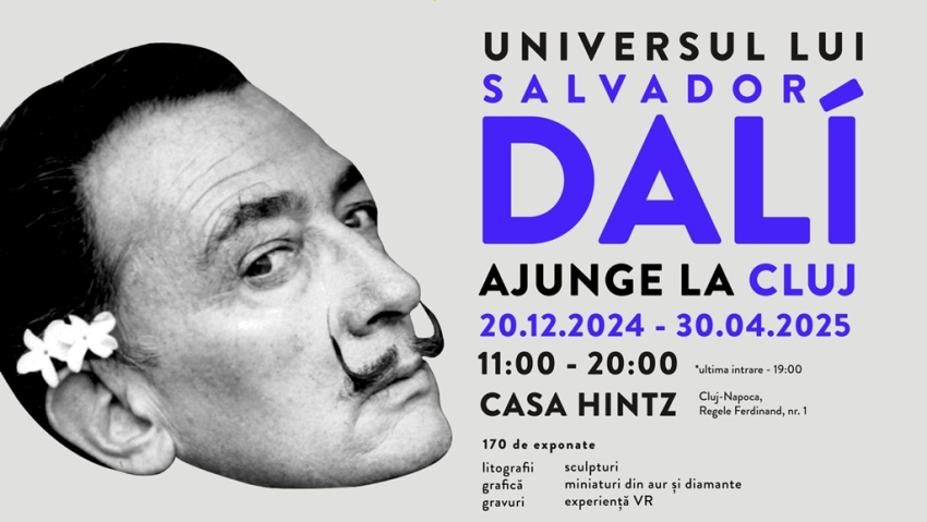 „Universul lui Salvador Dali” ajunge la Cluj-Napoca