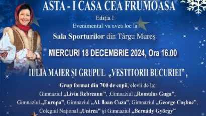 Superconcert de Crăciun, la Târgu Mureș