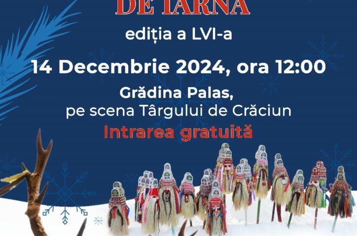 Iași: Festivalul folcloric „Datini și obiceiuri de iarnă”, pe 14 decembrie