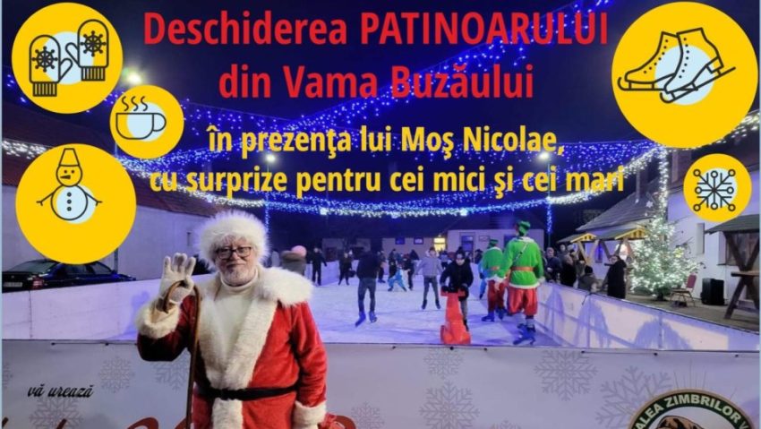 BRAȘOV: Se deschide patinoarul din Vama Buzăului