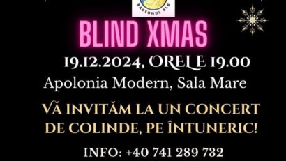 Blind Xmas – Concertul de Crăciun în întuneric, o experiență unică la Brașov