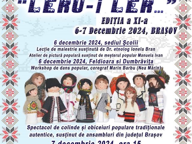 BRAȘOV: Muzică, tradiții și meșteșuguri populare, la festivalul „Leru-i Ler…”