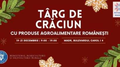 Târg de Crăciun, în curtea Ministerului Agriculturii