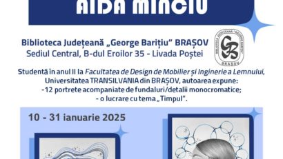 “Realism în tonuri”, prima expoziție de grafică a anului la Biblioteca Județeană Brașov