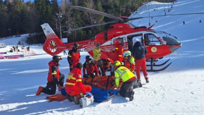 AZUGA: Schior grav accidentat pe pârtia Sorica