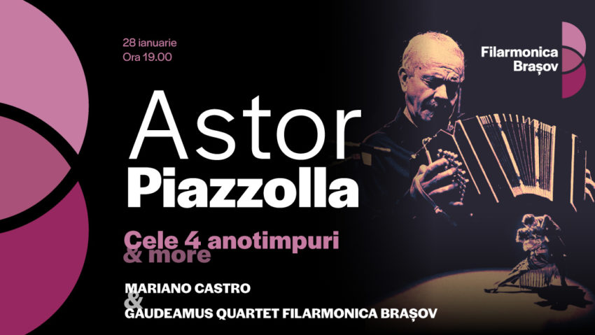 Mariano Castro și Cvartetul Gaudeamus, la Filarmonica Brașov