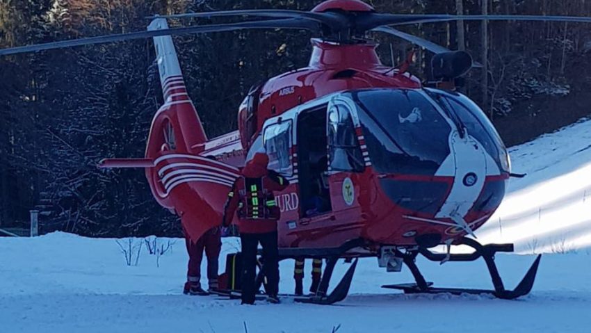 Accident grav pe pârtie, la Predeal