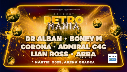 Dr. Alban, Boney M și Corona concertează la Arena Oradea