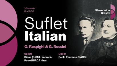 ”Suflet italian”, la Filarmonica Brașov