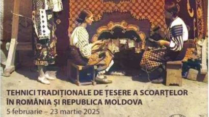 „Tehnici tradiționale de țesere a scoarțelor în România și Republica Moldova”, la Muzeul Țăranului