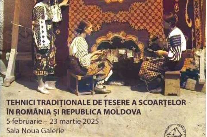 „Tehnici tradiționale de țesere a scoarțelor în România și Republica Moldova”, la Muzeul Țăranului