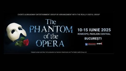 The Phantom of the Opera, la București, între 10 și 15 iunie