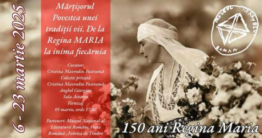 Expoziția „Mărțișorul – Povestea unei tradiții vii: De la Regina Maria la inima fiecăruia”, la Muzeul Țăranului Român