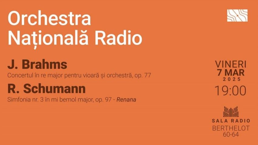 Seară germană la Sala Radio: Brahms și Schumann